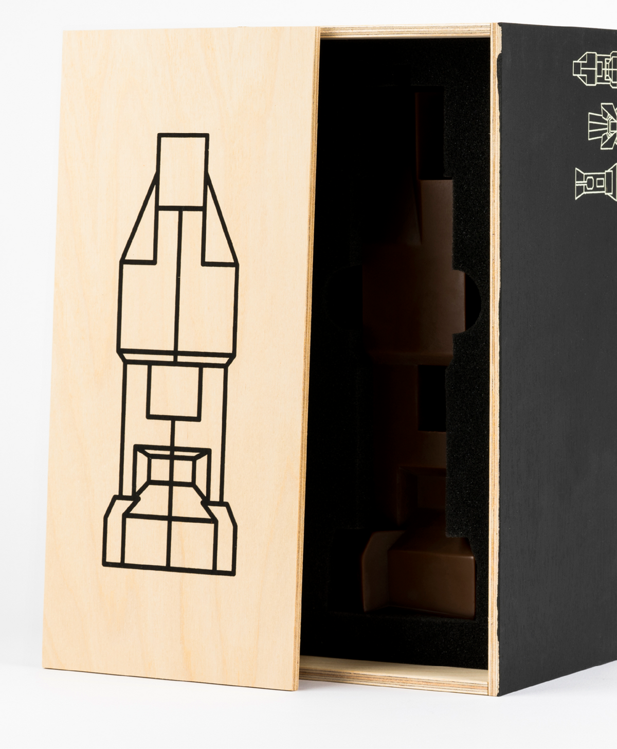 Deconstructivism Candle 3 — Edible Books — Brown