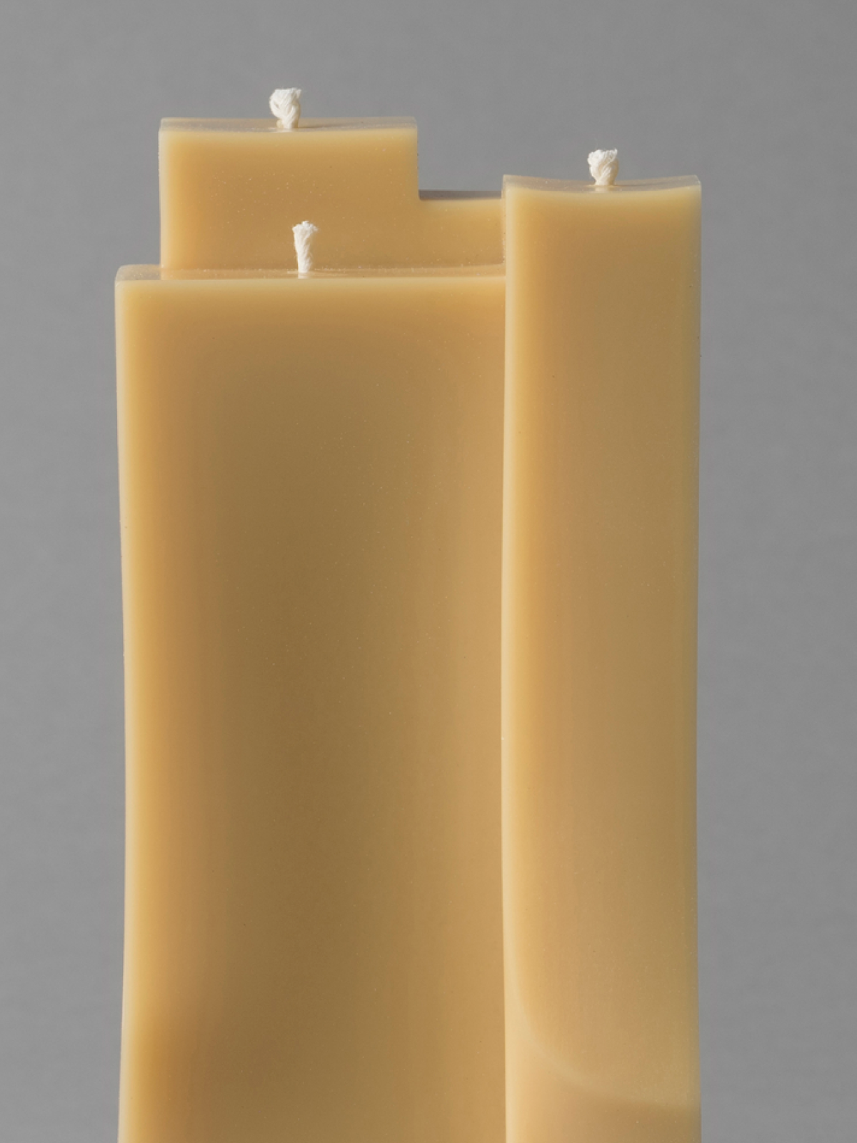 SOAPMAN Vertical Bar Sculpture Candle - Grafting - Khaki