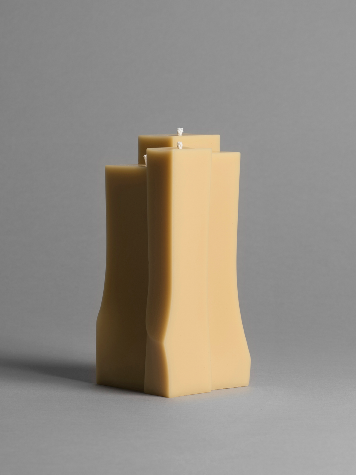 SOAPMAN Vertical Bar Sculpture Candle - Grafting - Khaki