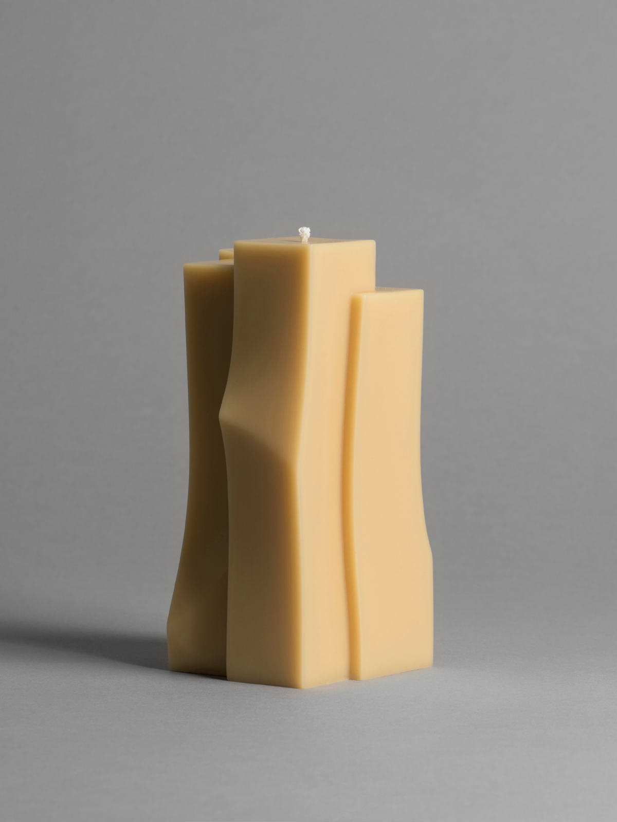 SOAPMAN Vertical Bar Sculpture Candle - Grafting - Khaki
