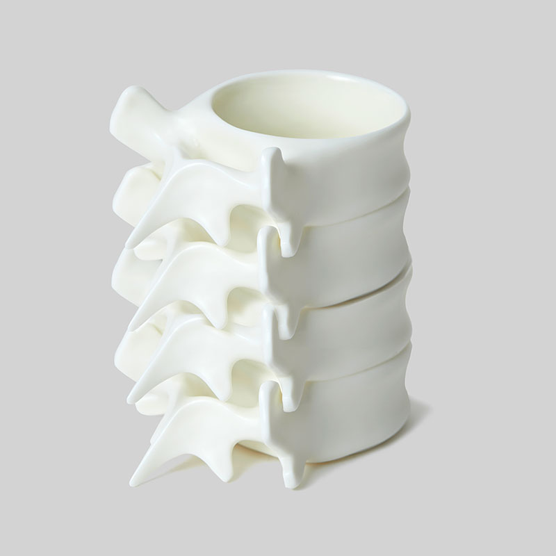 [Backorder] Porcelain Spine Cup – Artistic Coffee Cup
