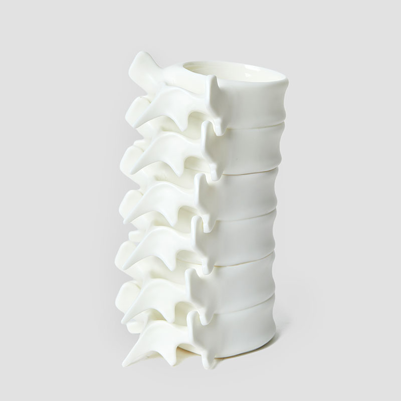 [Backorder] Porcelain Spine Cup – Artistic Coffee Cup
