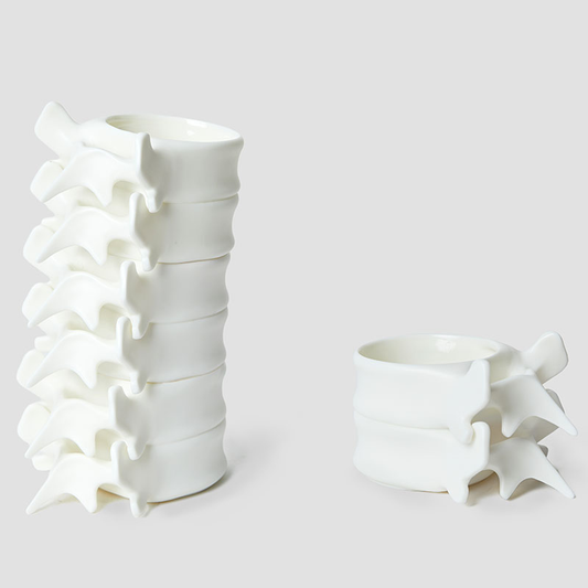 [Backorder] Porcelain Spine Cup – Artistic Coffee Cup