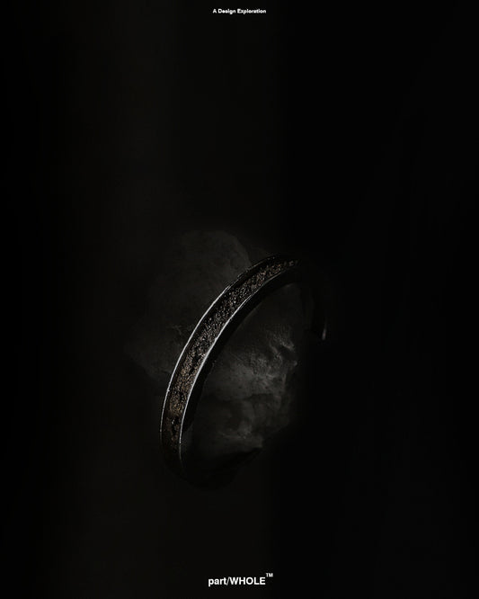 I-Beam Bracelet (Corroded Silver + Gold)