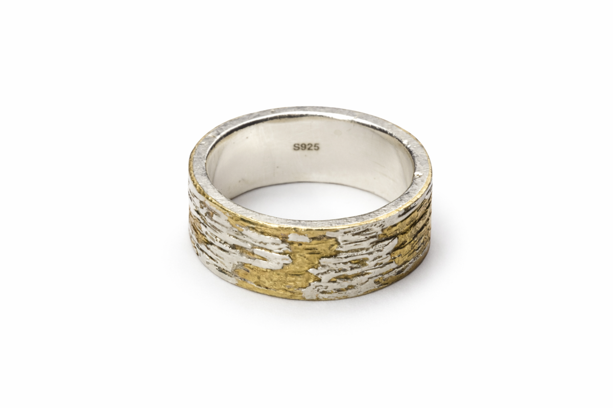 SCAB' Ring (Sterling Silver + Brass)