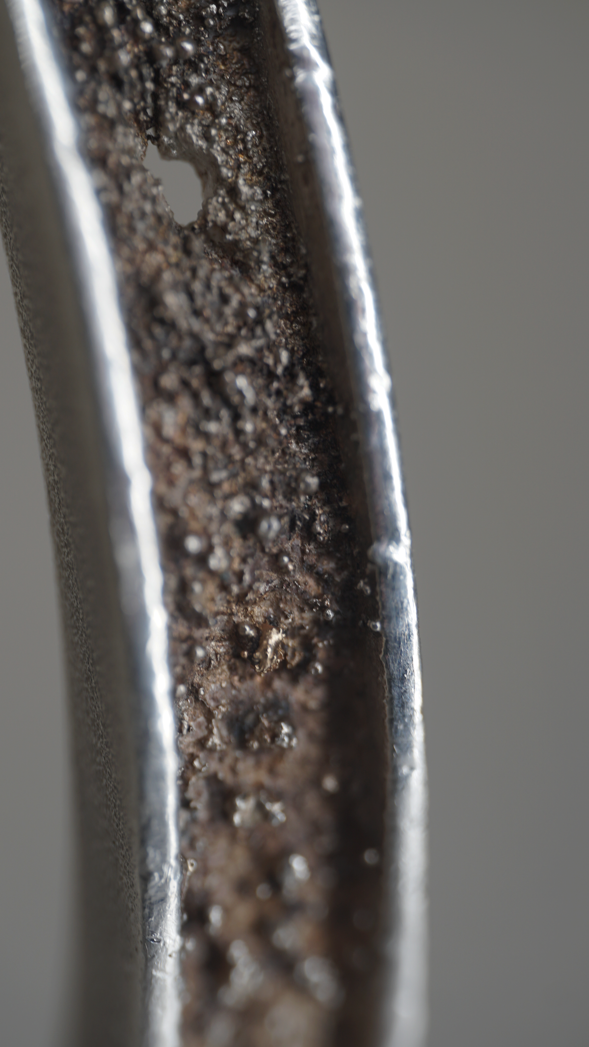 I-Beam Bracelet (Corroded Silver + Gold)