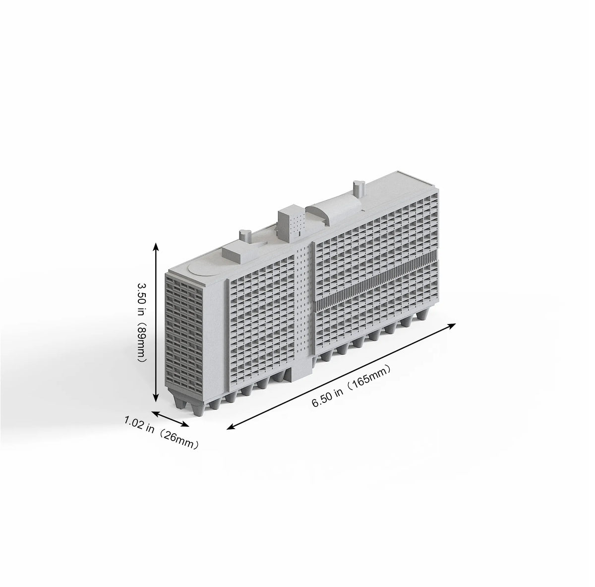 Unité d'Habitation Concrete Model