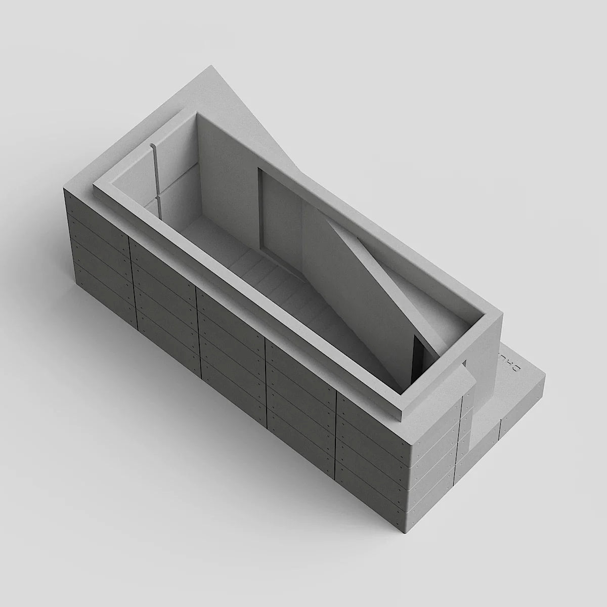 Church of Light Concrete Desk Organizer