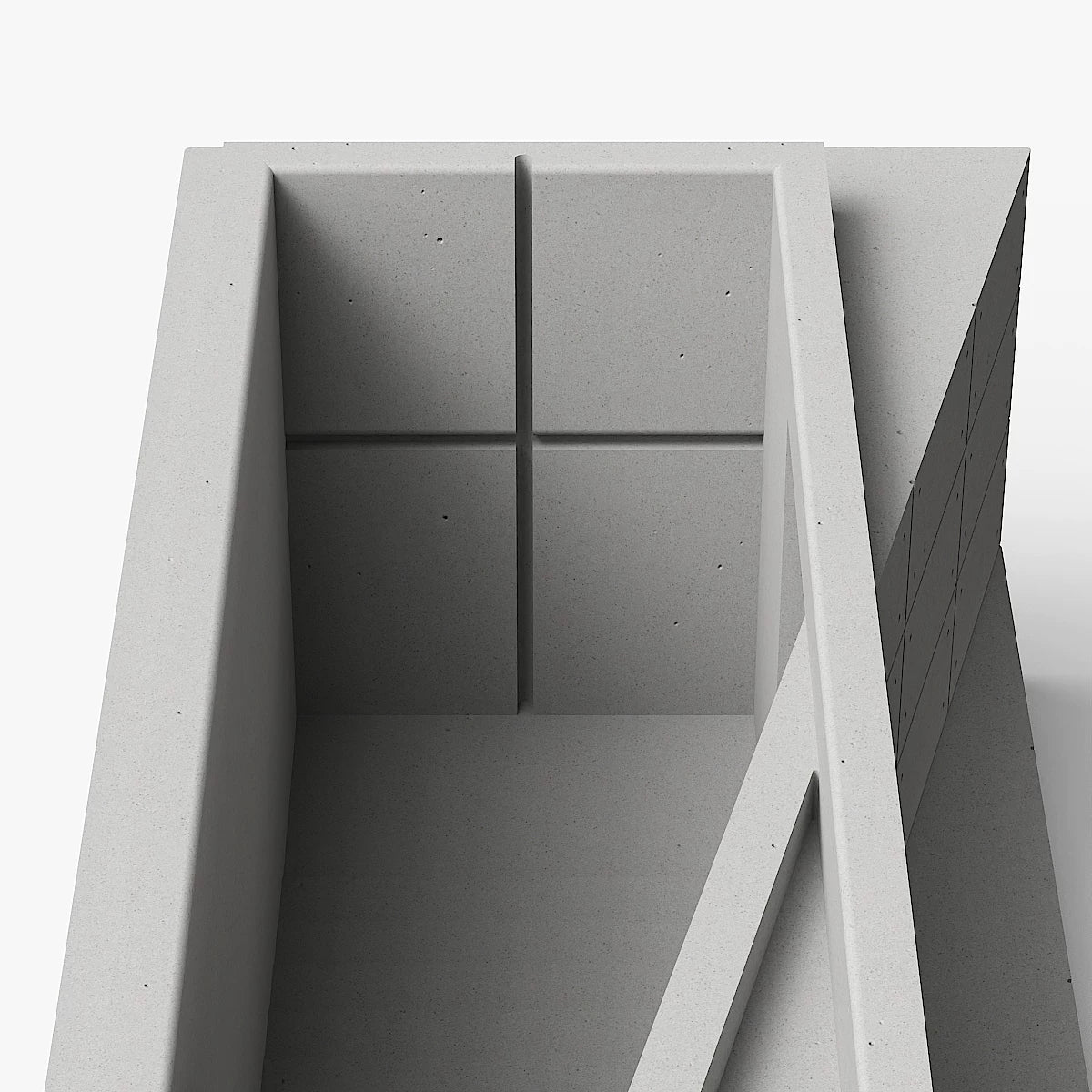 Church of Light Concrete Desk Organizer