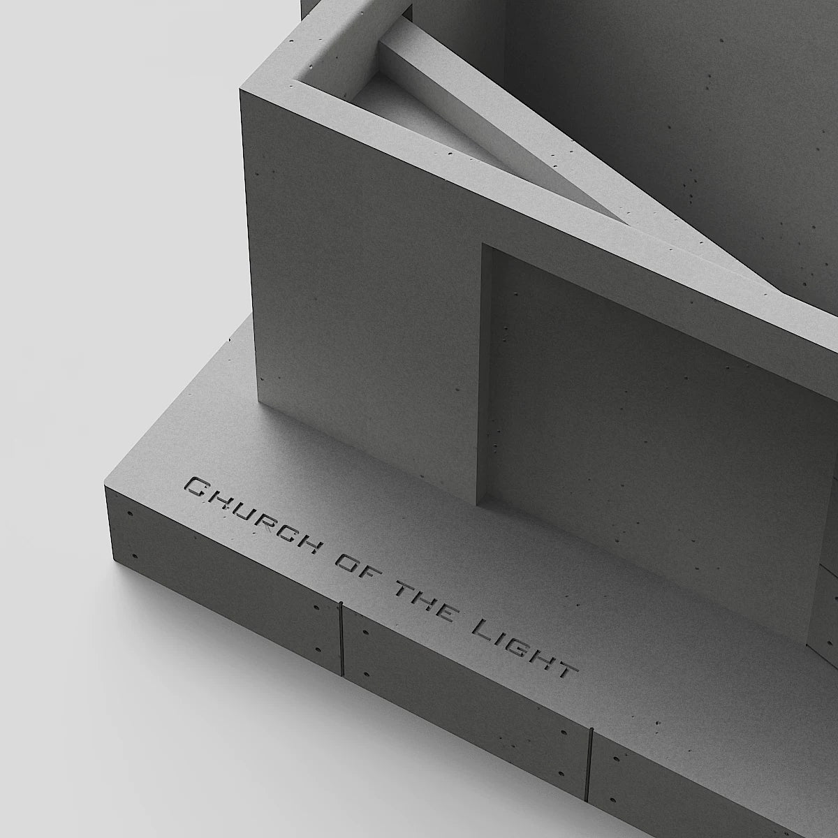 Church of Light Concrete Desk Organizer