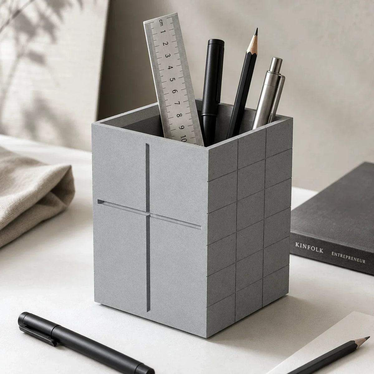Church of Light Concrete Pen Holder