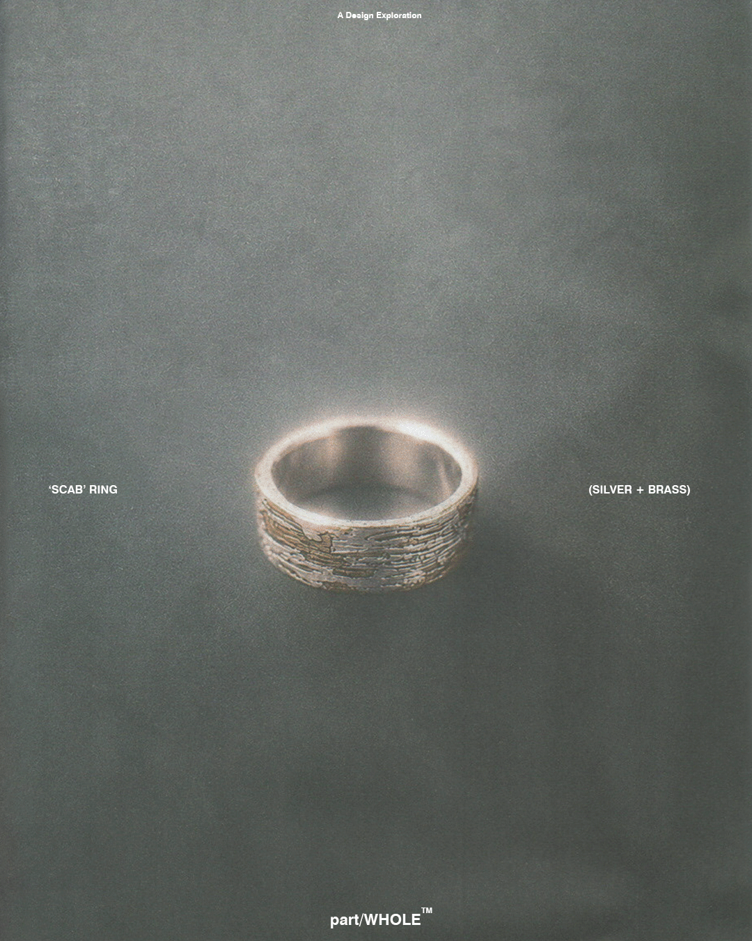 SCAB' Ring (Sterling Silver + Brass)
