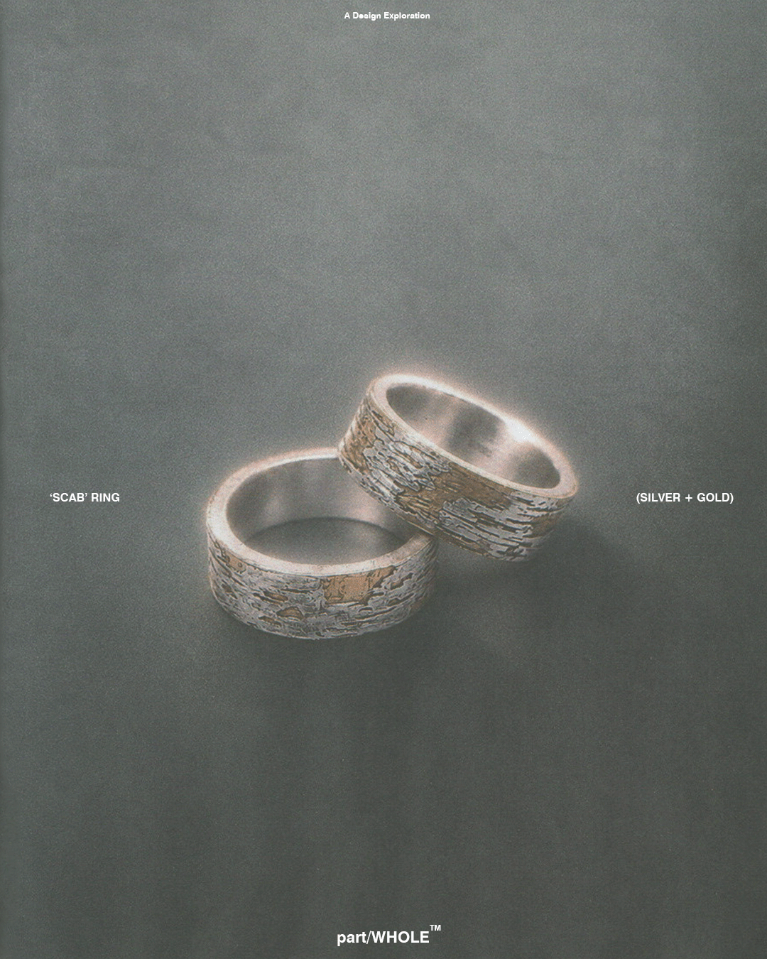 SCAB' Ring (Sterling Silver + Brass)