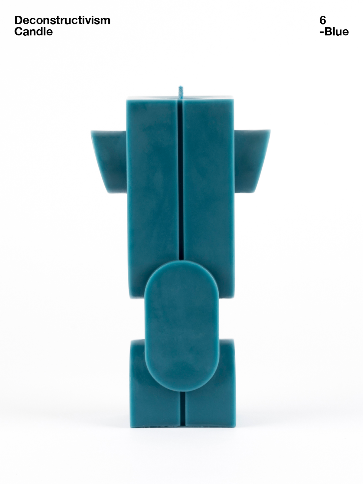 Deconstructivism Candle 6 — Frigid Wonderland — Blue
