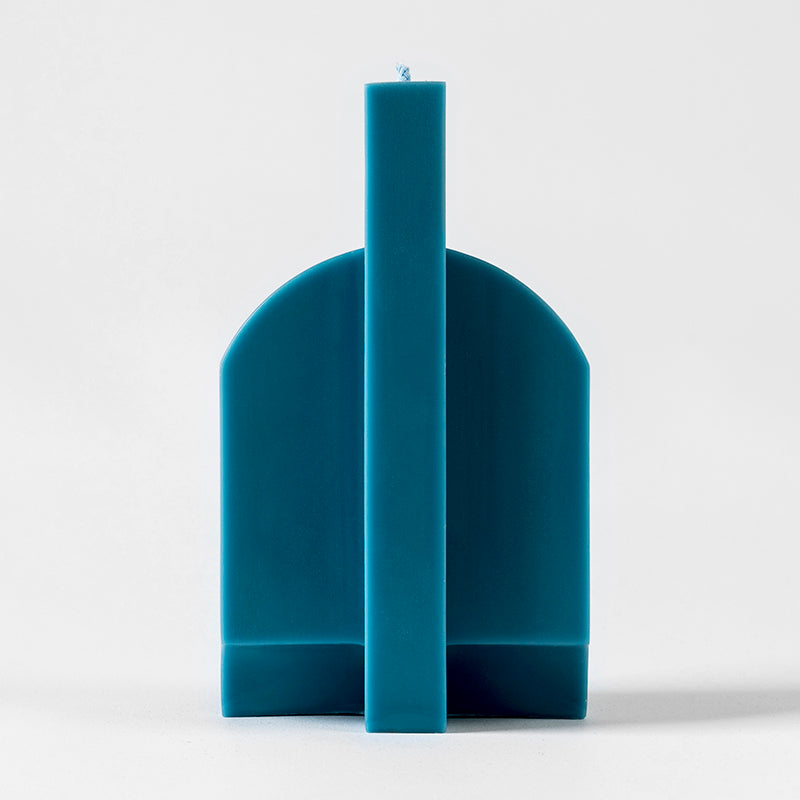 SOAPMEN Head Sculpture Candle — Frigid Wonderland  - Blue