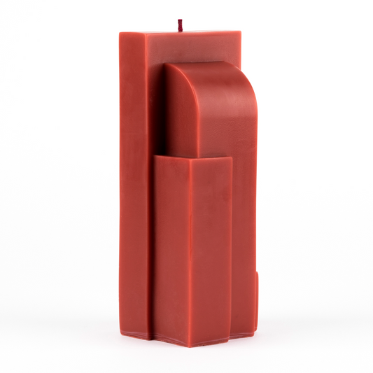 Deconstructivism Candle 8 - Land of Fire - Red
