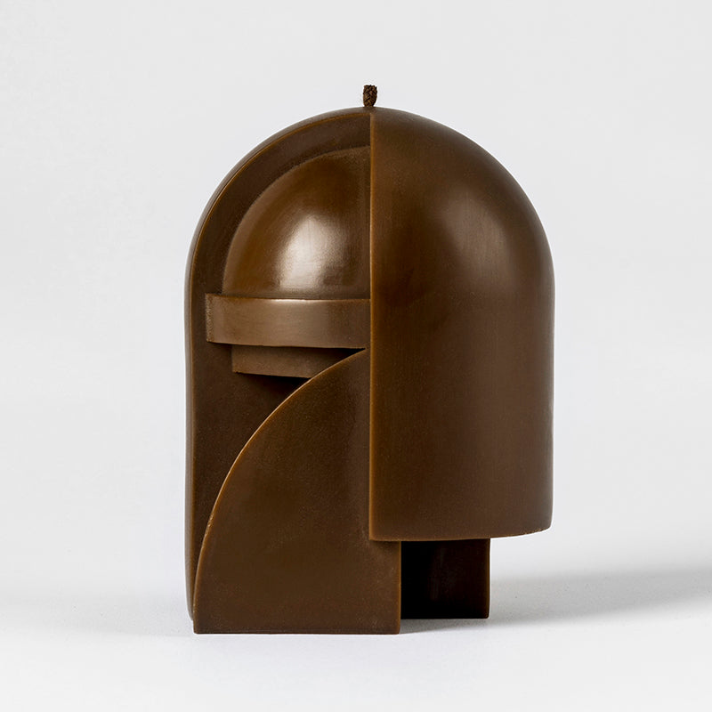 SOAPMEN Head Sculpture Candle — Edible Books - Coffee Brown
