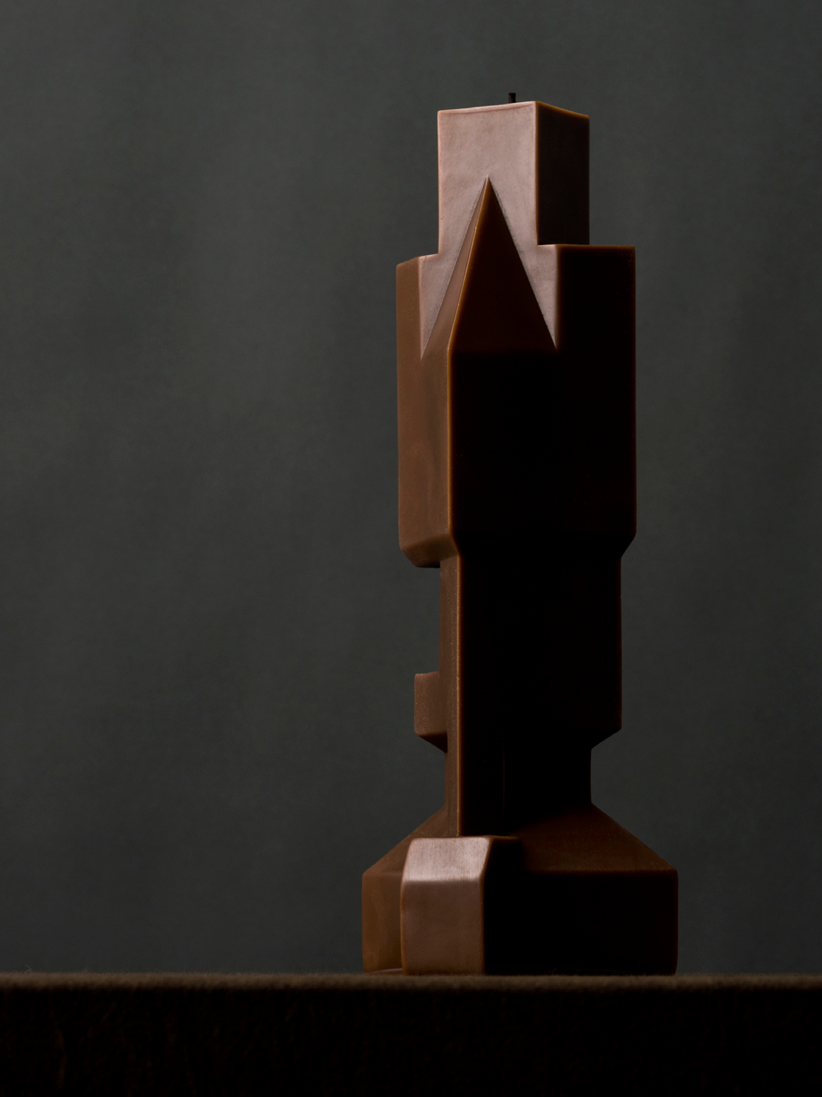 Deconstructivism Candle 3 — Edible Books — Brown