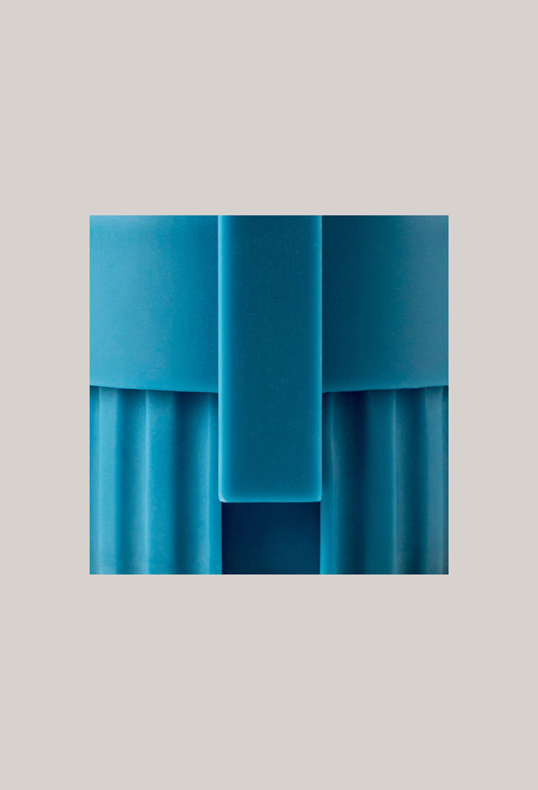 SOAPMEN Head Sculpture Candle — Frigid Wonderland  - Blue