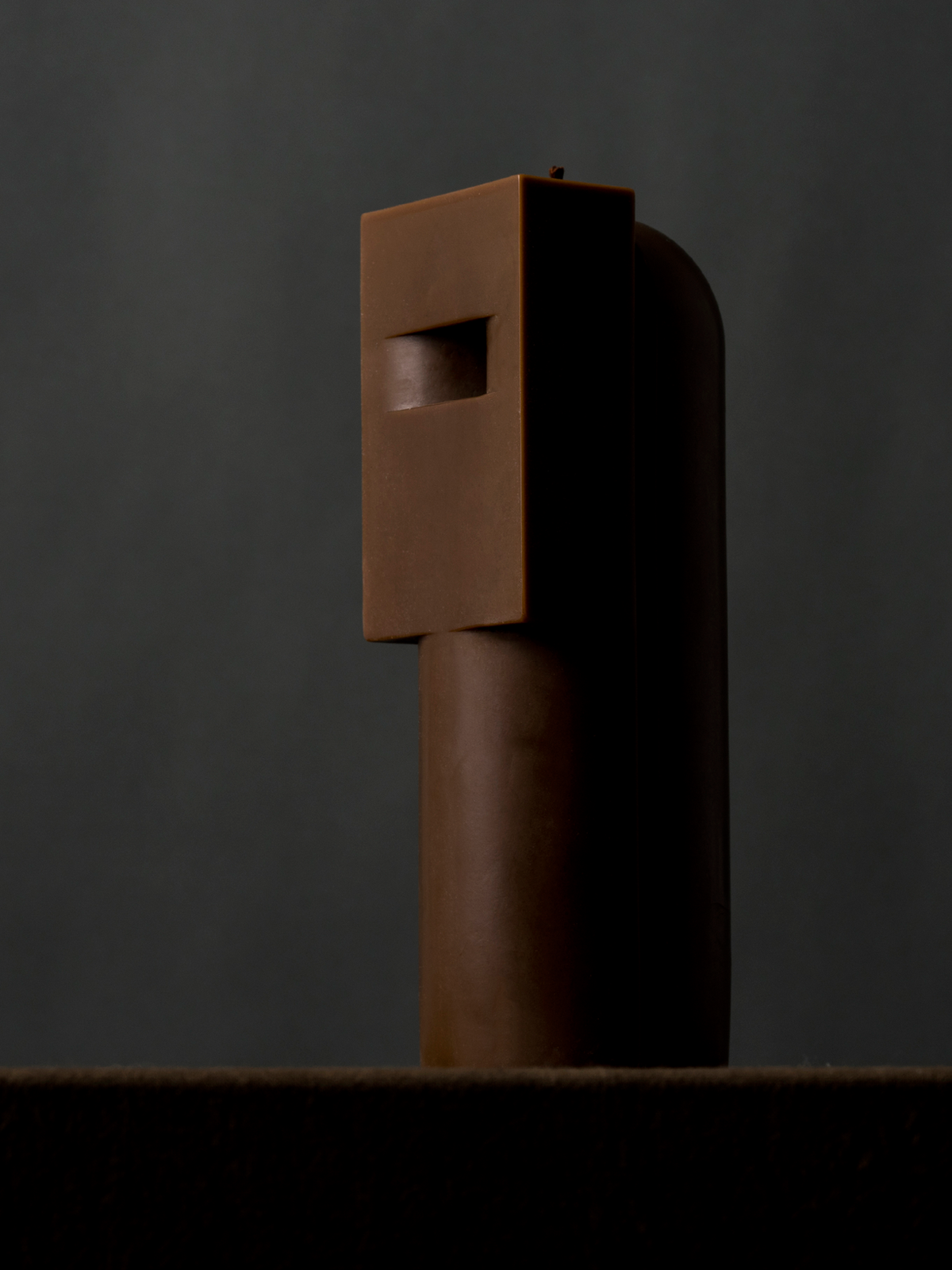 Deconstructivism Candle 7 — Edible Books — Brown