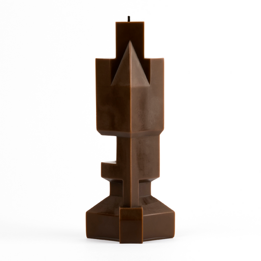 Deconstructivism Candle 3 — Edible Books — Brown