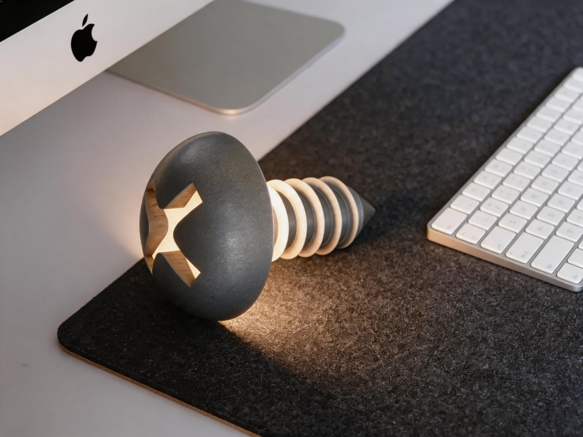 The Luóminous Screw Lamp